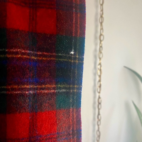 VTG Pendleton Plaid Wool Tartan Scarf - Picture 6 of 9